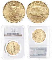 20 dolarów 1924, Filadelfia, St. Gaudens, moneta