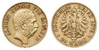20 marek 1876/E, Muldenhütten, złoto 7.94 g, Jae