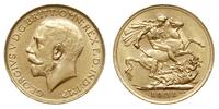 1 funt 1921/P, Perth, złoto 7.98 g, Spink 4001