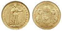 10 koron 1907/KB, Kremnica, złoto 3.39 g, Fr. 25
