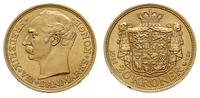 20 koron 1911, Kopenhaga, złoto 8.96 g, piękne, 