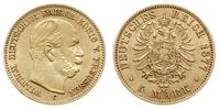 5 marek 1877/C, Frankfurt, złoto 1.98 g, Jaeger 