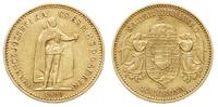 10 koron 1893, Kremnica, złoto 3.37 g, Friedberg