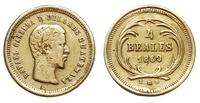 4 reale 1860, złoto 0.79 g, Fr. 37