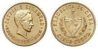 5 peso 1915, Filadelfia, złoto 8.37 g, Fr. 5