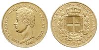 20 lirów 1841, Genua, złoto 6.42 g, Fr. 1143