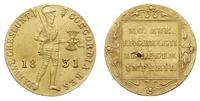 dukat 1831, Utrecht, złoto 3.49 g, Fr. 332