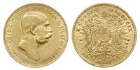 10 koron 1909, Wiedeń, typ Marshall, złoto 3.39 