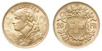 20 franków 1935/LB, Berno, złoto 6.44 g, Fr. 499