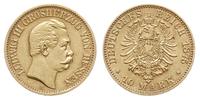 10 marek 1875/H, Darmstadt, złoto 3.93 g, Jaeger