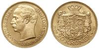 20 koron 1909, Kopenhaga, złoto 8.96 g, piękne, 