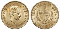 5 peso 1915, Filadelfia, złoto 8.37 g, piękne, F