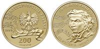 200 złotych 1999, Warszawa, 150 rocznica śmierci