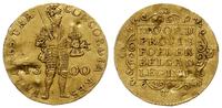 dukat 1800, Utrecht, złoto 3.52 g, gięty, Delmon