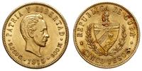 5 peso 1915, Filadelfia, Jose Marti, złoto 8.36 