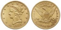 10 dolarów 1905, Filadelfia, typ Liberty, złoto 
