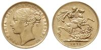 1 funt 1871, Londyn, złoto 7.98 g, ładny egzempl