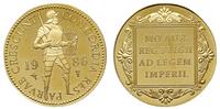 dukat 1986, złoto 3.50 g, Fr. 355