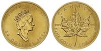 50 dolarów 1994, Liść Klonowy, złoto 31.14 g, FR