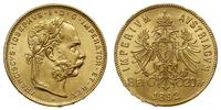 8 florenów = 20 franków 1892, Wiedeń, NOWE BICIE