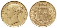 1 funt 1871, Londyn, złoto 7.97 g, Spink 3853B