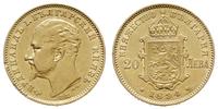 20 lewa 1894, złoto 6.42 g, Fr. 3