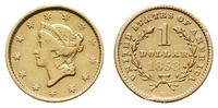 1 dolar 1853, Filadelfia, złoto 1.65 g