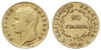 20 franków AN 13 (1805), Paryż, złoto 6.38 g, Ga