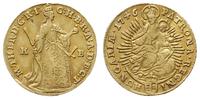 dukat 1746 KB, Kremnica, złoto 3.45 g, lekko gię