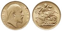 1 funt 1906, Londyn, złoto 7.98 g, Fr. 400, S. 3