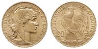 20 franków 1909, Paryż, złoto 6.44 g, Fr. 596a, 