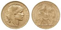 20 franków 1905, Paryż, złoto 6.45 g, Fr. 596, G