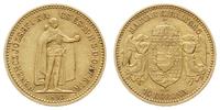 10 koron 1893, Kremnica, złoto 3.38 g, Fr. 252