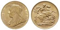 funt 1901/P, Perth, złoto 7.97 g, Spink 3876