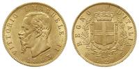 20 lirów 1863, Turyn, złoto 6.45 g, Fr. 11