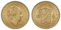 10 guldenów 1925, Utrecht, złoto 6.71 g, Fr. 351