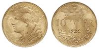 10 franków 1922/B, Berno, złoto 3.23 g, Fr. 504