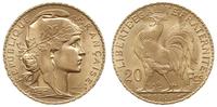 20 franków 1909, Paryż, złoto 6.45 g, Fr. 596a, 