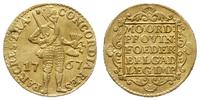 dukat 1767, złoto 3.45 g, lekko gięty, Purmer Ut