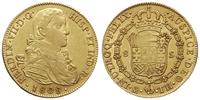 8 escudo 1808 M - TH, Meksyk, złoto 26.99 g, ład