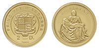 2 dinary 2008, złoto "999" 1.00 g