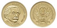 5 dolarów 2004, "Albert Einstein", złoto "999" 1