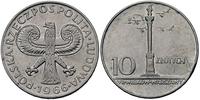10 złotych 1966, 'Mała Kolumna'