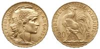 20 franków 1912/A, Paryż, złoto 6.45 g, piękne, 