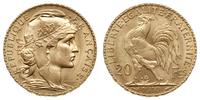 20 franków 1910, Paryż, złoto 6.45 g, Gadoury 10