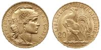 20 franków 1914, Paryż, złoto 6.45 g, Gadoury 10