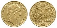 dukat 1859 A, Wiedeń, złoto 3.45 g, lekko czyszc