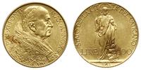 100 lirów 1931, Rzym, złoto "900", 8.79 g, Fr. 2