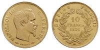10 franków 1856 A, Paryż, złoto 3.20 g, Fr. 576a