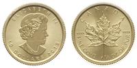 10 dolarów 2015, Liść Klonowy, 1/4 uncji złota, 